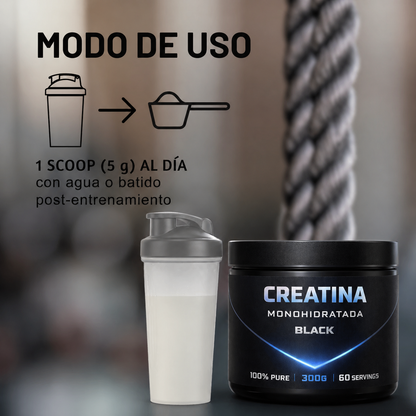 Creatina Monohidratada Black