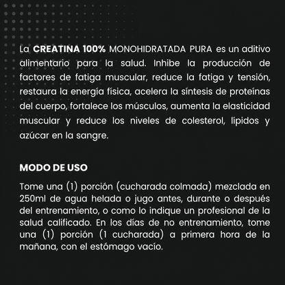Creatina Monohidratada Black